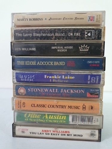 Original cassette tapes - original, joblot