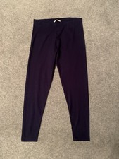 Tu Woman High Rise Leggings Navy UK 16-18 