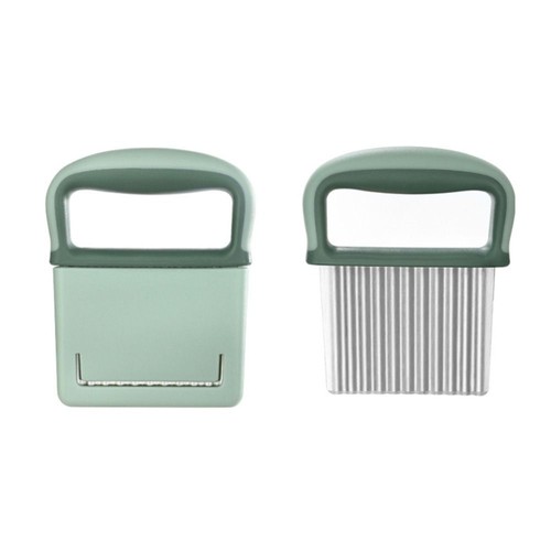 Crinkle cutter stainless steel - stainless,