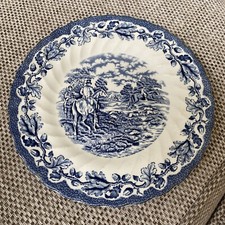 Vintage Myott Country Life English Scenes Decorative Collector scalloped Plate