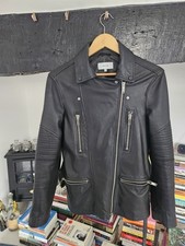 Reiss Leather Biker Jacket