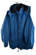 Keela Innovation 7 Mens Blue Anorak Jacket Hooded Wind Rain Size S - DAMAGED
