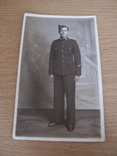 Soldier Uniform Portrait Military Vintage RP Postcard Stanley Bros Leytonstone