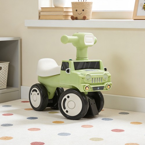Light green jeep - light, push