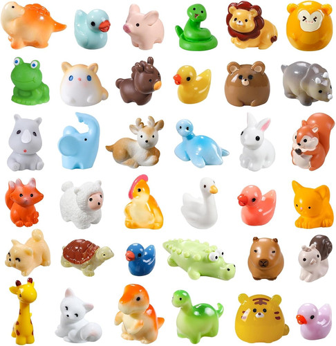 40pcs mini resin - resin, animals,