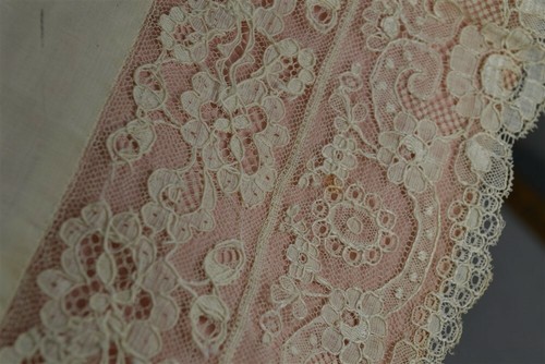 Antique lace pillow case - antique, cover