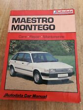 Austin / MG / Rover Maestro & Montego Autodata Workshop Manual from 1982 to 1988