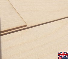 A4 Birch Plywood Sheets - Laser Safe - For Crafts, Models & Pyrography 4mm 6mm
