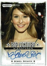 Pop Century Signatures Razor 2010 Autograph Card AU-JS2 Jewel Staite