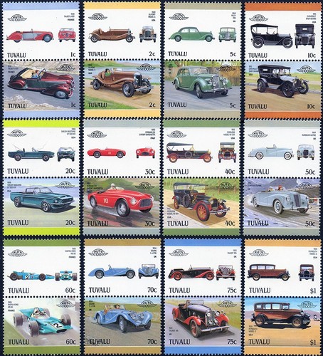1987 tuvalu set collection - tuvalu,