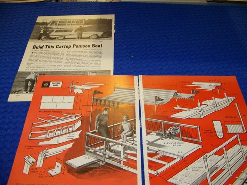 1968 build cartop pontoon - 1968,