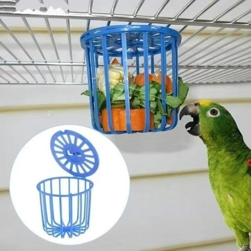 Parrot feeder hanging - parrot, basket