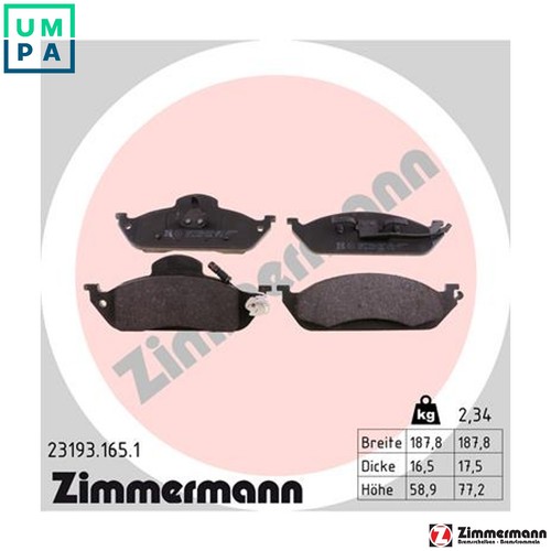 Brake pad set - brake,