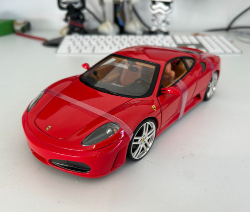 Hot wheels ferrari f430 18 - wheels, 1:18