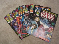 Star Wars Weekly , Marvel Comic x 10, # 21 - 30  consecutive , 1978 , FN/FN+