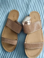Ladies Slip On Sandals New