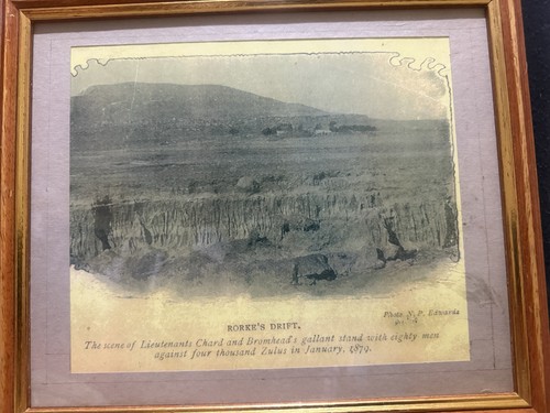 Rorke drift antique plate - rorke’s,