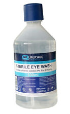 500ml Sterile Saline Emergency Eye / Wound Wash - Long Expiry Dates - 2028+