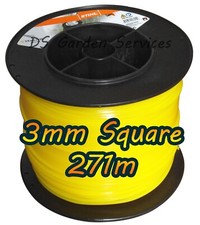 Strimmer Line 3mm SQUARE x