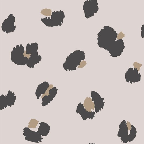 Pink large leopard spot - pink,