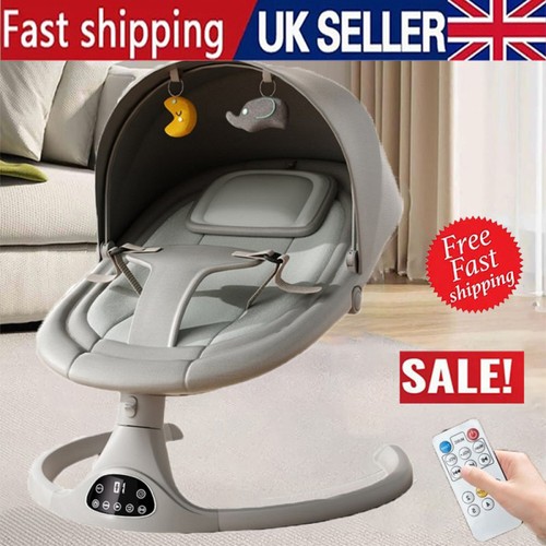 Bluetooth electric baby swing - baby,