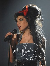 Amy Winehouse Signed Autograph