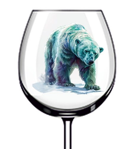 12x polar bear northern light - polar,
