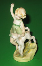 Royal Worcester Small Figure SPRINGTIME  The Worcester Children-issued-1982-1985