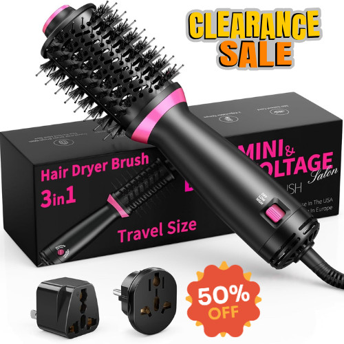 Hair dryer brush - 3, dual
