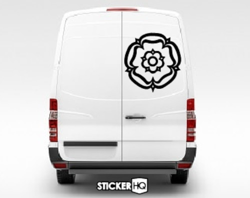Yorkshire rose sticker decal - rose, sticker/decal