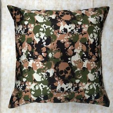 Camouflage Skull Cushion Cover