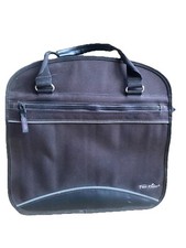 sturdy waterproof bicycle pannier shopper BAG bike rear hooks zipper black