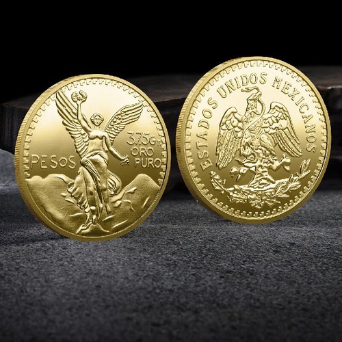 Mexico pesos pure - pesos, plated