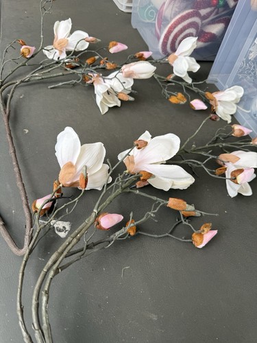 Faux magnolia garlands - 2,