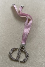 Dior CD logo Silver Tone charm