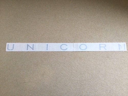 Bailey unicorn name decal - unicorn, ii