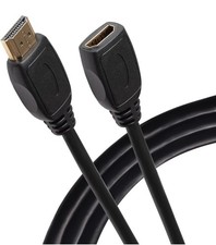 Maplin HDMI Extension Cable 3m 4K Male to Female Adapter Ultra HD High Speed