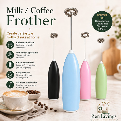 Zen livings milk frother - zen,