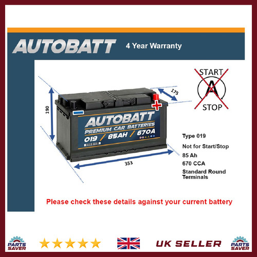 Battery fits daimler 250 - battery, v8