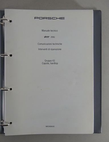Technical manual porsche 911 - porsche,