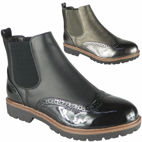 Womens ladies chelsea brogue - womens,