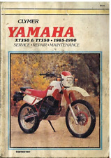 YAMAHA XT350 (1985-90) & TT350 (1986-87) OWNERS SERVICE & REPAIR MANUAL