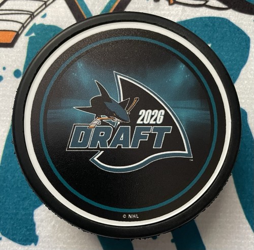 San jose sharks draft puck - san,