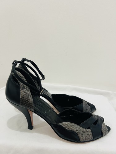 Mistress leather peep toe - leather,