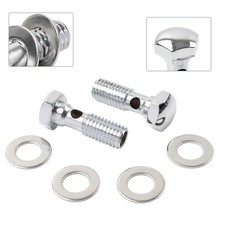 Chrome Breather Bolt Kit for