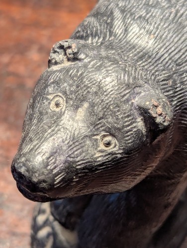 Hand carved soapstone - ,