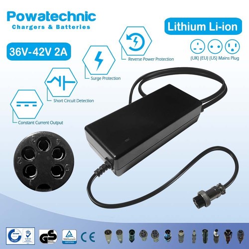42v paj pin charger - 42v, 5-pin