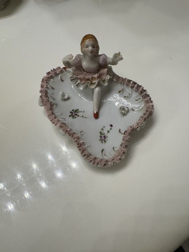 Vintage porcelain ballerina - vintage,