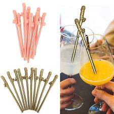 10-50Pcs Hen Party Night Straws Willy Accessories Girls Out Do Novelty Gold/Pink