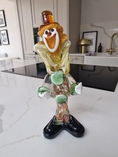 Vintage MURANO Multicoloured Glass Clown Collectors Item